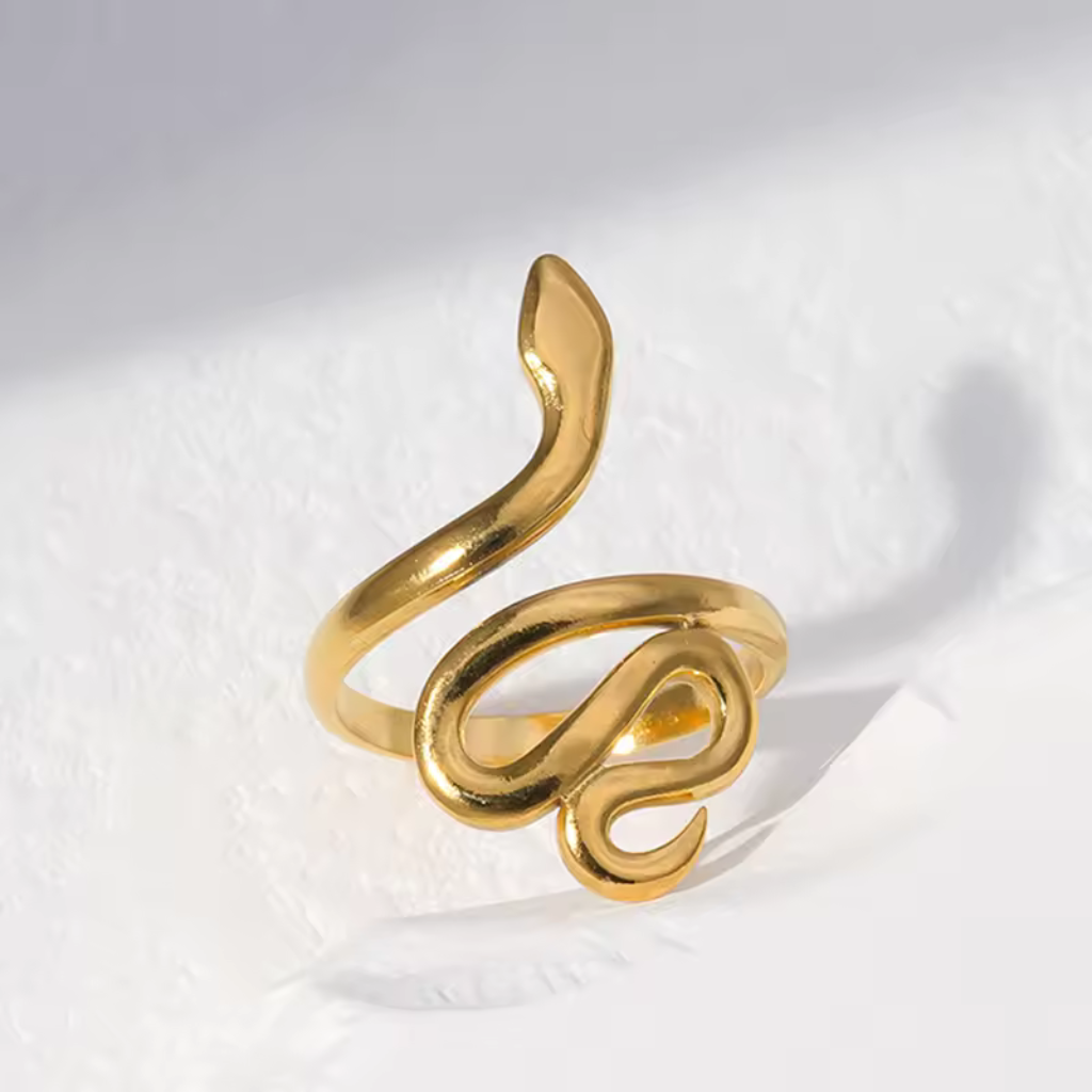 Snake shaped ring,
Opening snake ring,
Adjustable snake ring,
Snake motif ring,
Serpent design ring,
Snake ring with open design,
Unique snake ring,
Modern snake shaped ring,
Stylish snake ring,
Open-ended snake ring,
Snake ring with adjustable fit,
Fashionable snake ring,
Snake wrap ring,
Elegant snake ring,
Statement snake ring